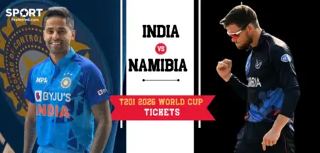 India vs Namibia T20 World Cup 2026 Tickets Booking and price
