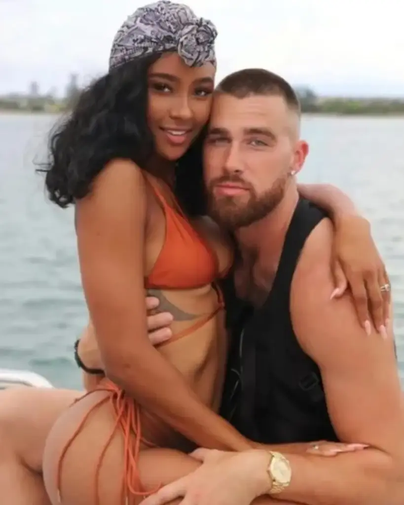 Travis Kelce and Zuri Hall