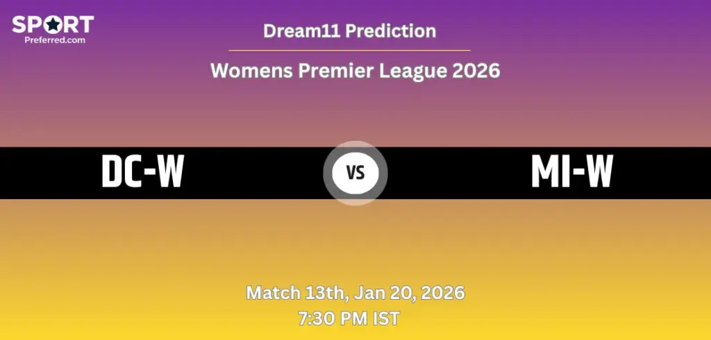DC-W vs MI-W Dream11 Prediction Today Match 13