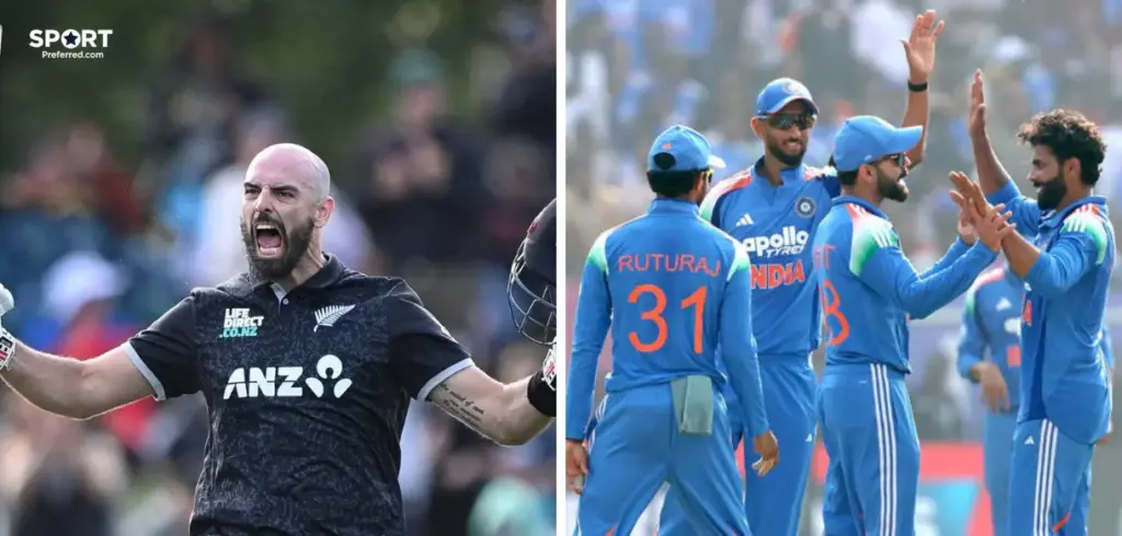 Daryl Mitchell vs India ODI Stats & Records - Batting & Bowling