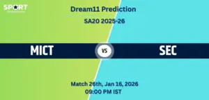 MICT vs SEC Dream11 Prediction