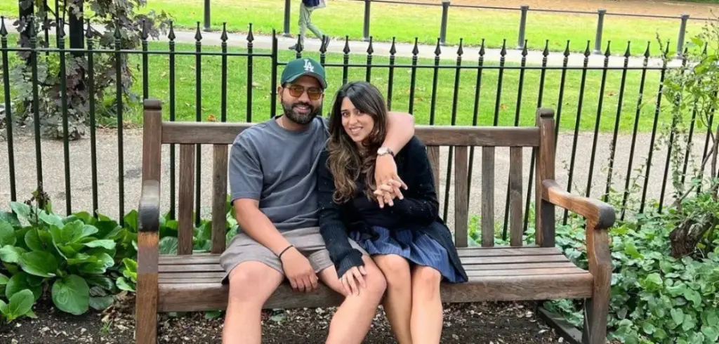 Ritika Sajdeh & Rohit Sharma 