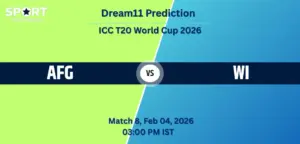 AFG vs WI Dream11 Prediction Today – Match 8, ICC T20 World Cup 2026 Warm-up, Fantasy Tips, Playing XI & Captain Picks
