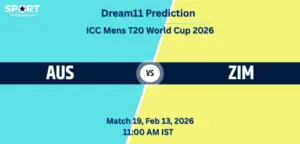 AUS vs ZIM Dream11 Prediction