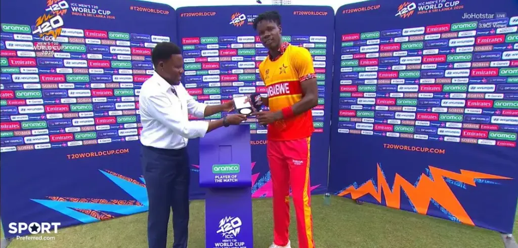Blessing Muzarabani Stats & Career: 4/17 vs Australia, 100 T20I Wickets – T20 World Cup 2026