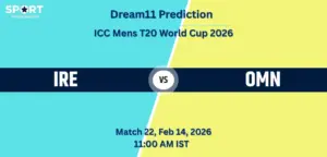 IRE vs OMN Dream11 Prediction Today Match 22 – ICC T20 World Cup 2026, Fantasy Tips, Playing XI & Captain Picks