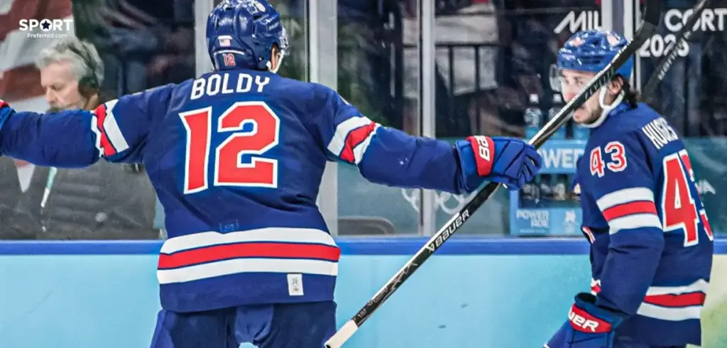 Matt Boldy Stuns Canada with Early Goal: USA Takes Fast Lead in Olympic Hockey Final 2026 Matt Boldy Stuns Canada with Early Goal: USA Takes Fast Lead in Olympic Hockey Final 2026