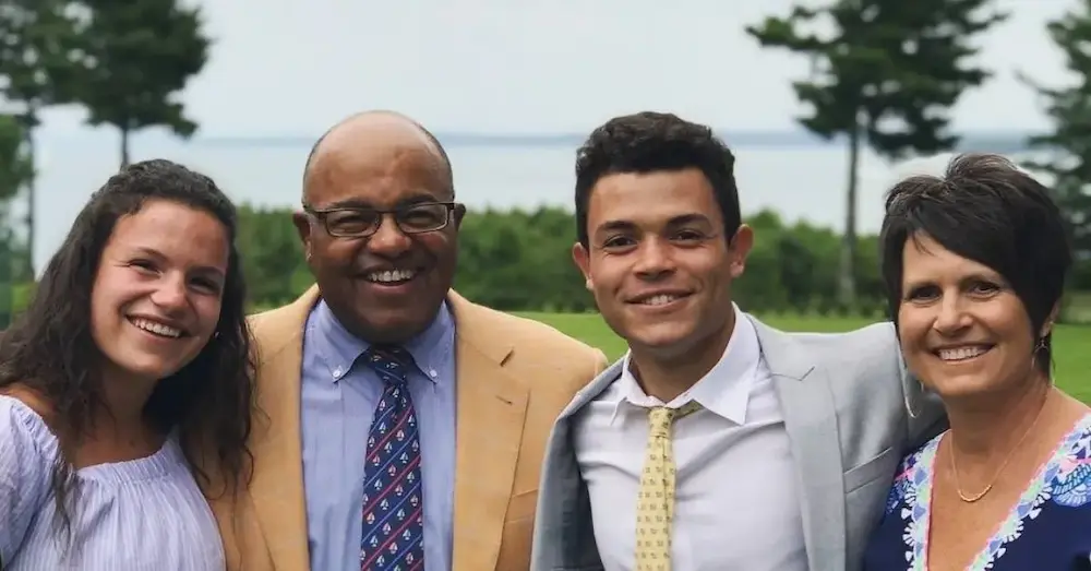 Mike Tirico and Debbie Family