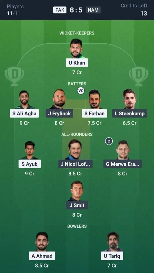 Small League (Safe Picks)