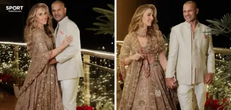Shikhar Dhawan Shares Sangeet Night Moments with Sophie Shine Ahead of Wedding