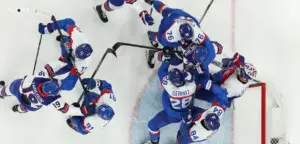 Team USA Crushes Slovakia 6-2, Sets Up Dream Gold Medal Clash With Canada at Winter Olympics 2026