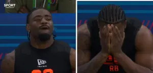 Mike Washington Jr. Breaks Down in Tears After Blazing 4.33 at NFL Combine