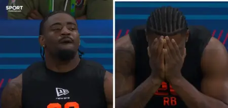 Mike Washington Jr. Breaks Down in Tears After Blazing 4.33 at NFL Combine