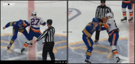 Sam Carrick Injury Update: Sabres Forward Leaves Ice After Fight With Anders Lee Sam Carrick Injury After Fight With Anders Lee