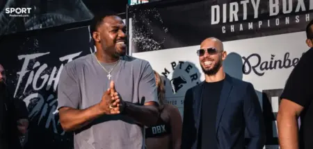 Jon Jones Seen With Andrew and Tristan Tate