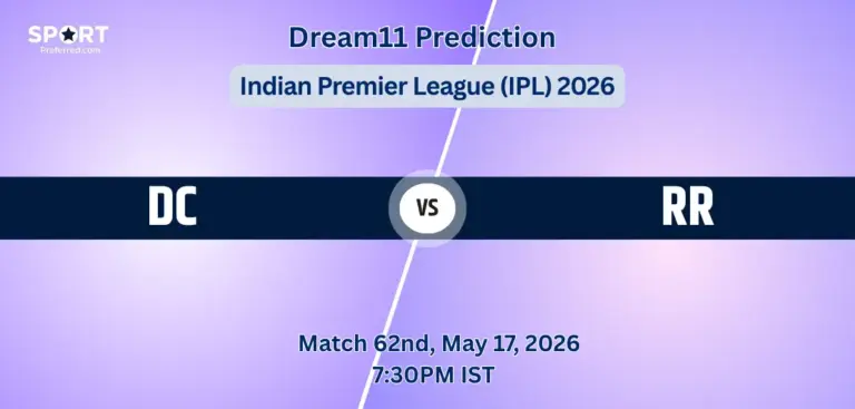 DC vs RR Dream11 Prediction Today Match 62: Fantasy Cricket Tips, Captain & Vice-Captain Choices, Playing XI – Indian Premier League 2026 DC VS RR Match 62 Dream11 Team Prediction, Indian Premier League 2026: Fantasy Cricket Tips, Captain & Vice-Captain Choices, Playing XI & Live Updates
