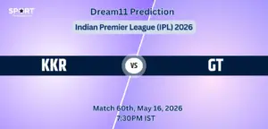 KKR VS GT Match 60 Dream11 Team Prediction, Indian Premier League 2026: Fantasy Cricket Tips, Captain & Vice-Captain Choices, Playing XI & Live Updates 