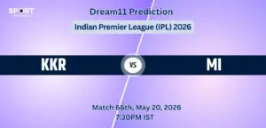 KKR vs MI Dream11 Prediction Today Match 65: Fantasy Cricket Tips, Captain & Vice-Captain Choices, Playing XI – Indian Premier League 2026 KKR vs MI Dream11 Prediction